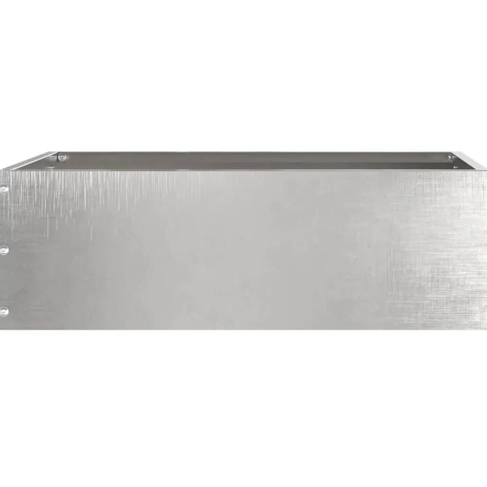 Tuinrand Zilver 40 x 40 x 13 cm>vidaXL New