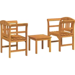 Meubelsets*vidaXL Tuinrozelounge set 3 pcs Massief Acaciahout Naturel