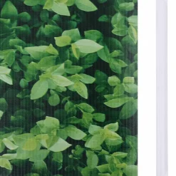Tuinafscheidingen*vidaXL Tuinscherm 35x0,19 m PVC groen Bladpatroon