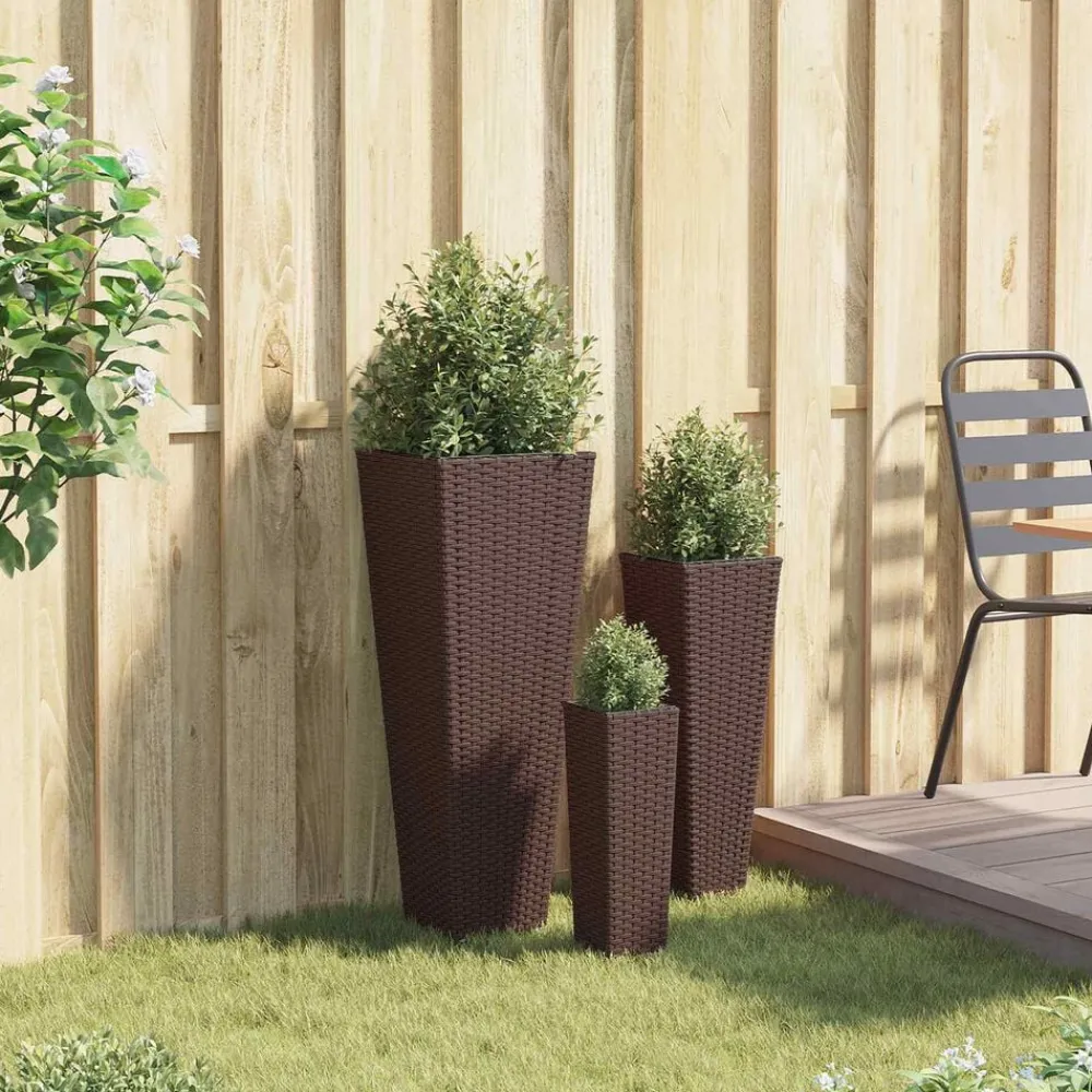 Tuin & Gazon*vidaXL Tuinset 3 pcs Metaal Bruin