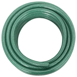 Tuin & Gazon*vidaXL Tuinslang met koppelingsset 0,5'' 10 m PVC groen