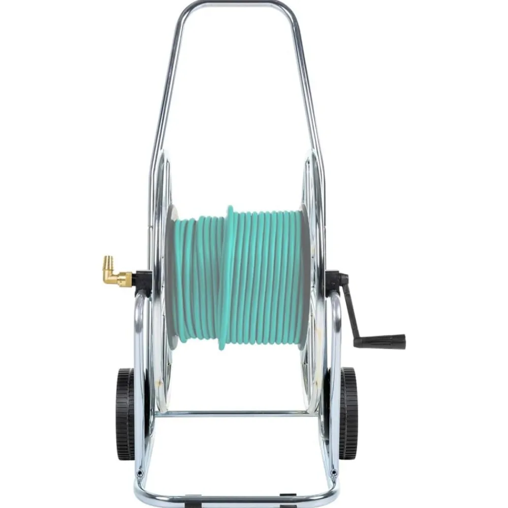 Bouwbeslag*vidaXL Tuinslangkar voor 80 m 3/4" slang staal