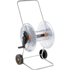 Bouwbeslag*vidaXL Tuinslangkar voor 80 m 1/2" of 50 m 3/4" slang staal