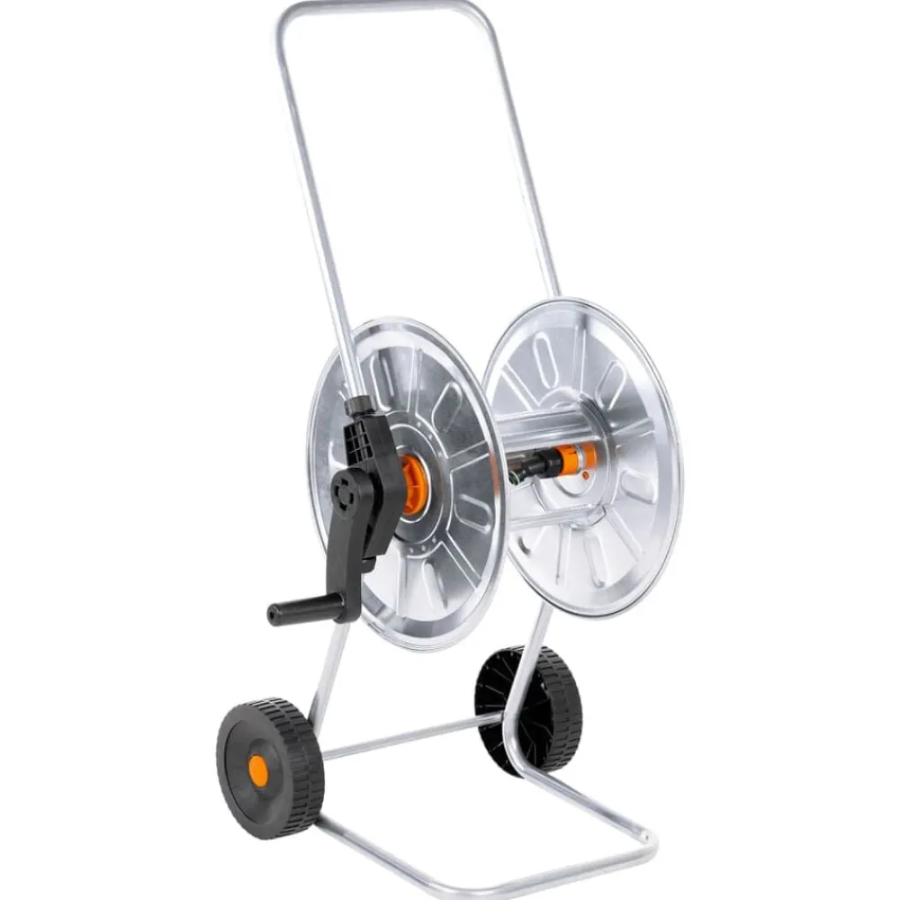 Bouwbeslag*vidaXL Tuinslangkar voor 50 m 1/2" of 35 m 3/4" slang staal