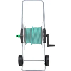 Bouwbeslag*vidaXL Tuinslangkar voor 50 m 1/2" of 35 m 3/4" slang staal