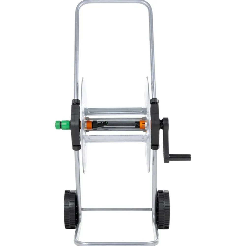 Bouwbeslag*vidaXL Tuinslangkar voor 50 m 1/2" of 35 m 3/4" slang staal