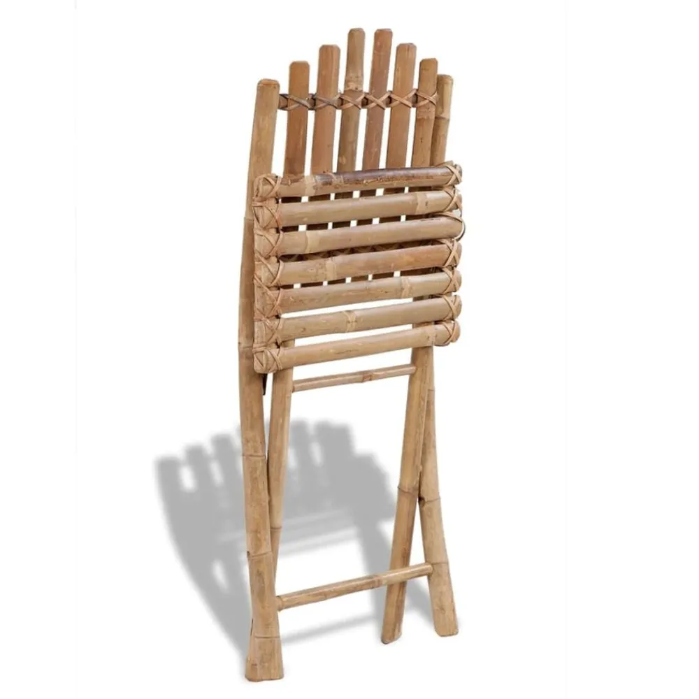 Tuinstoelen 2 st inklapbaar bamboe>vidaXL Outlet