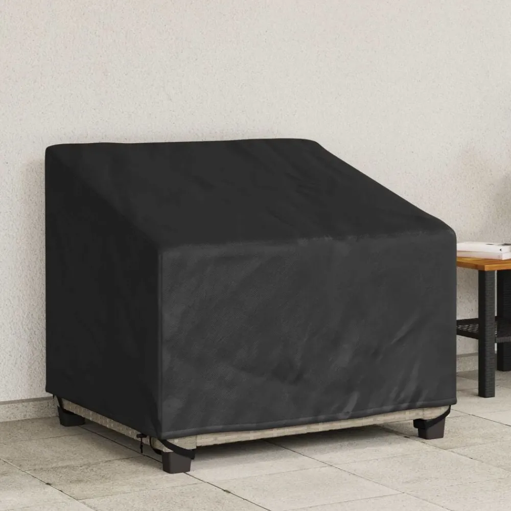 Accessoires Voor Tuinmeubelen*vidaXL Tuinstoelhoes Zwart 96 x 79 x 74 cm 420D Oxford Stof