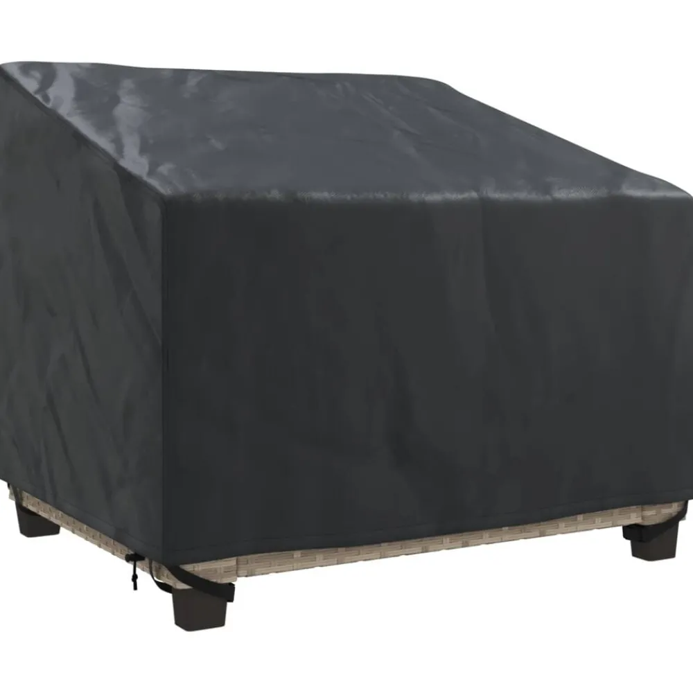 Accessoires Voor Tuinmeubelen*vidaXL Tuinstoelhoes Zwart 96 x 79 x 74 cm 420D Oxford Stof
