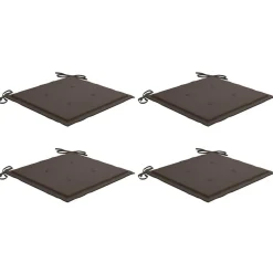 Tuinstoelkussens 4 st 40x40x4 cm oxford stof>vidaXL Outlet
