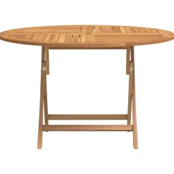 Tuintafel inklapbaar Ø 110x75 cm massief teakhout><noscript><img width=