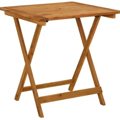 Tuinmeubelen*vidaXL Tuintafel inklapbaar 70x70x75 cm massief acaciahout