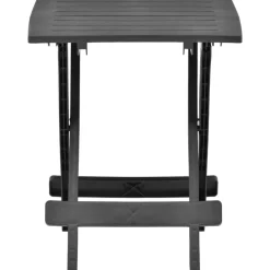 Tuinmeubelen*vidaXL Tuintafel inklapbaar 45x43x50 cm kunststof Antraciet