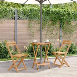 Tuinmeubelen*vidaXL Tuintafel inklapbaar 60x75 cm massief acaciahout