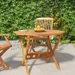 Tuintafel inklapbaar 90x75 cm massief acaciahout>vidaXL Best