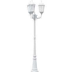 Verlichting*vidaXL Tuinverlichting Wit 61 x 5 x 25 cm Aluminium en Glas 3