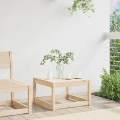 Tuinmeubelen*vidaXL Tuinvoetenbank massief grenenhout Natuurlijk grenenhout