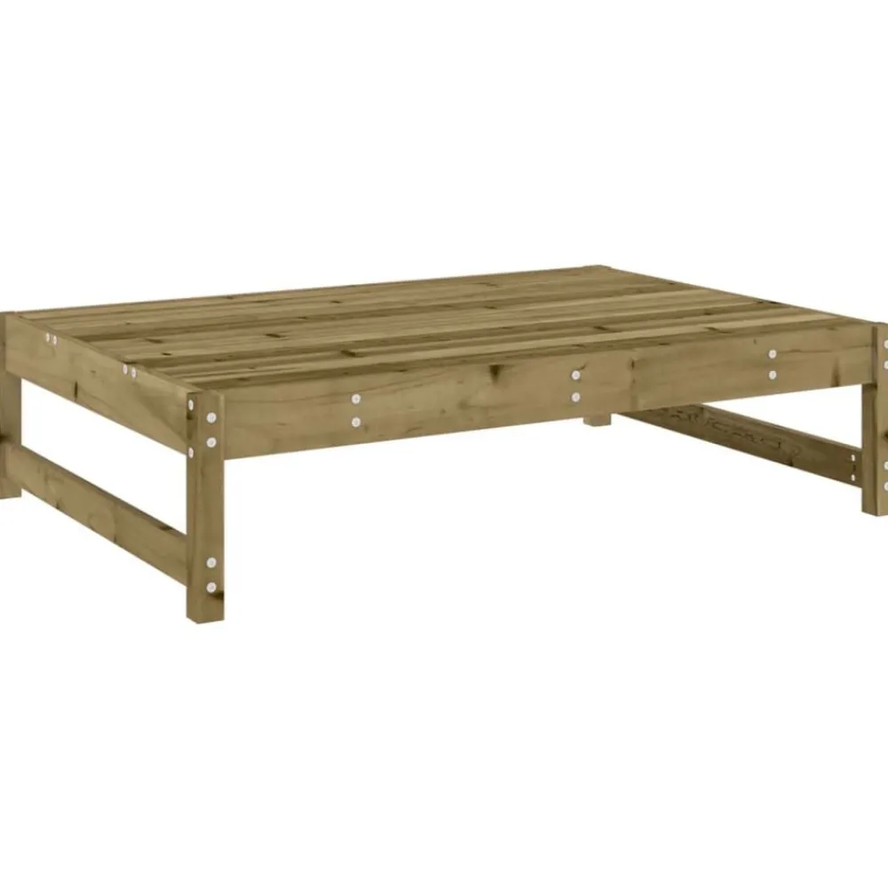Tuinmeubelen*vidaXL Tuinvoetenbank 120x80 cm geïmpregneerd grenenhout geïmpregneerd grenenhout