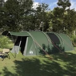 Tunnel Tent 4-Person met dak en Wit 740 x 370 x 220 cm>vidaXL Online