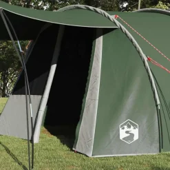 Tunnel Tent 4-Person met dak en Wit 740 x 370 x 220 cm><noscript><img width=
