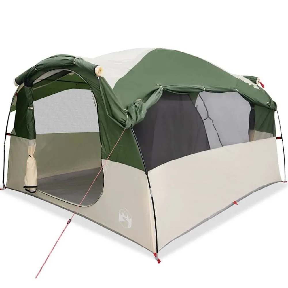 Buitensport*vidaXL Tunneltent 6-persoons waterdicht Groen