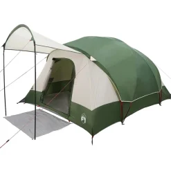 Buitensport*vidaXL Tunneltent 8-persoons waterdicht Groen