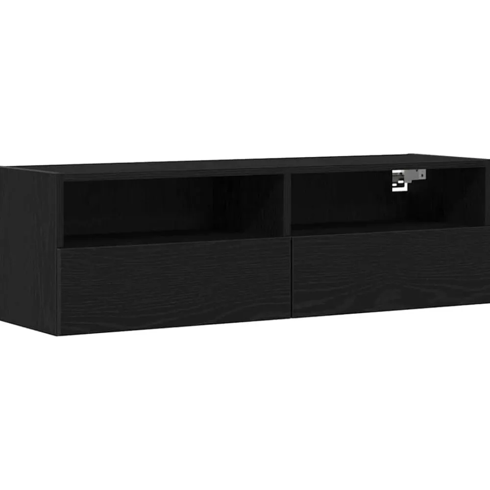 TV Wandkast 100 x 30 x 30 cm Bewerkt hout>vidaXL Online