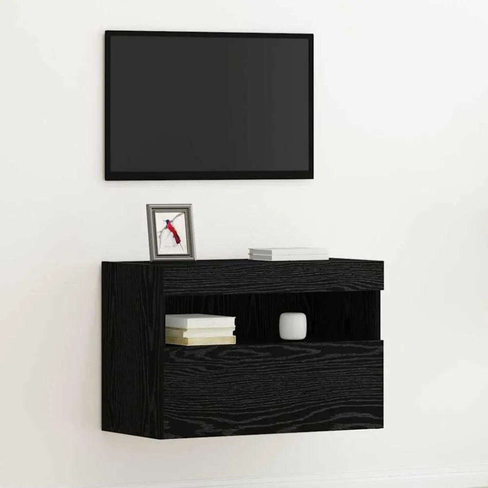 TV Wandkast 60 x 30 x 40 cm Bewerkt hout>vidaXL Online