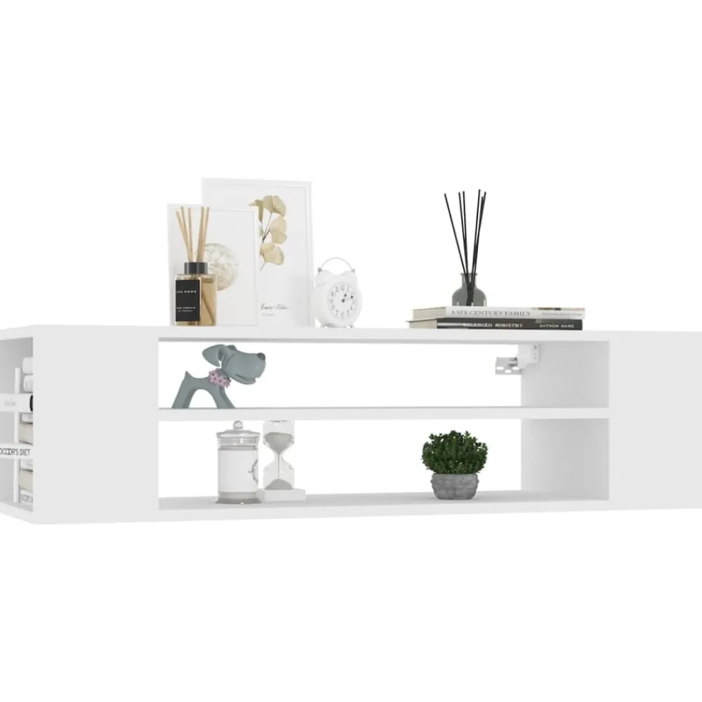 Tv-hangmeubel 100x30x26,5 cm bewerkt hout>vidaXL Clearance