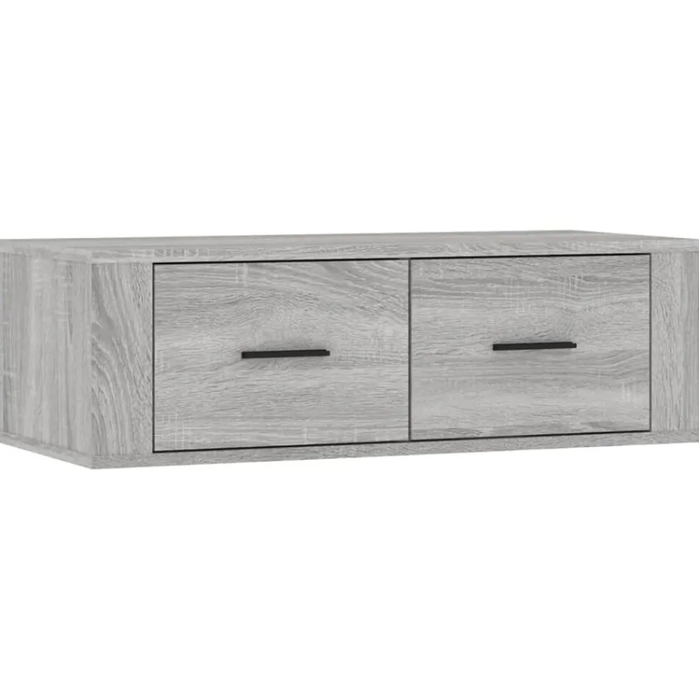 Tv-hangmeubel 80x36x25 cm bewerkt hout eikenkleur>vidaXL Best