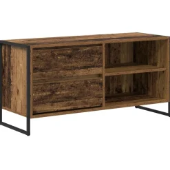 Tv-Meubels*vidaXL TV-kast met lade 100 x 36 x 49,5 cm Bewerkt hout Oud hout