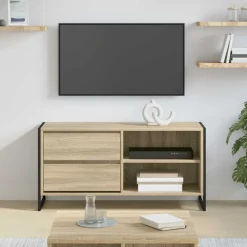 Tv-Meubels*vidaXL TV-kast met lade Sonoma 100 x 36 x 49,5 cm Bewerkt hout Sonoma eiken