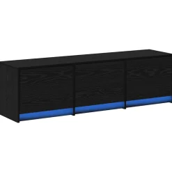 TV-kast met LED 140 x 34 x 40 cm Geconstrueerd hout>vidaXL Outlet