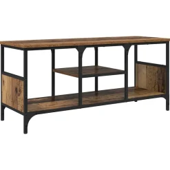 TV-kast 100 x 35 x 45 cm Gemonteerd hout en ijzer>vidaXL Discount