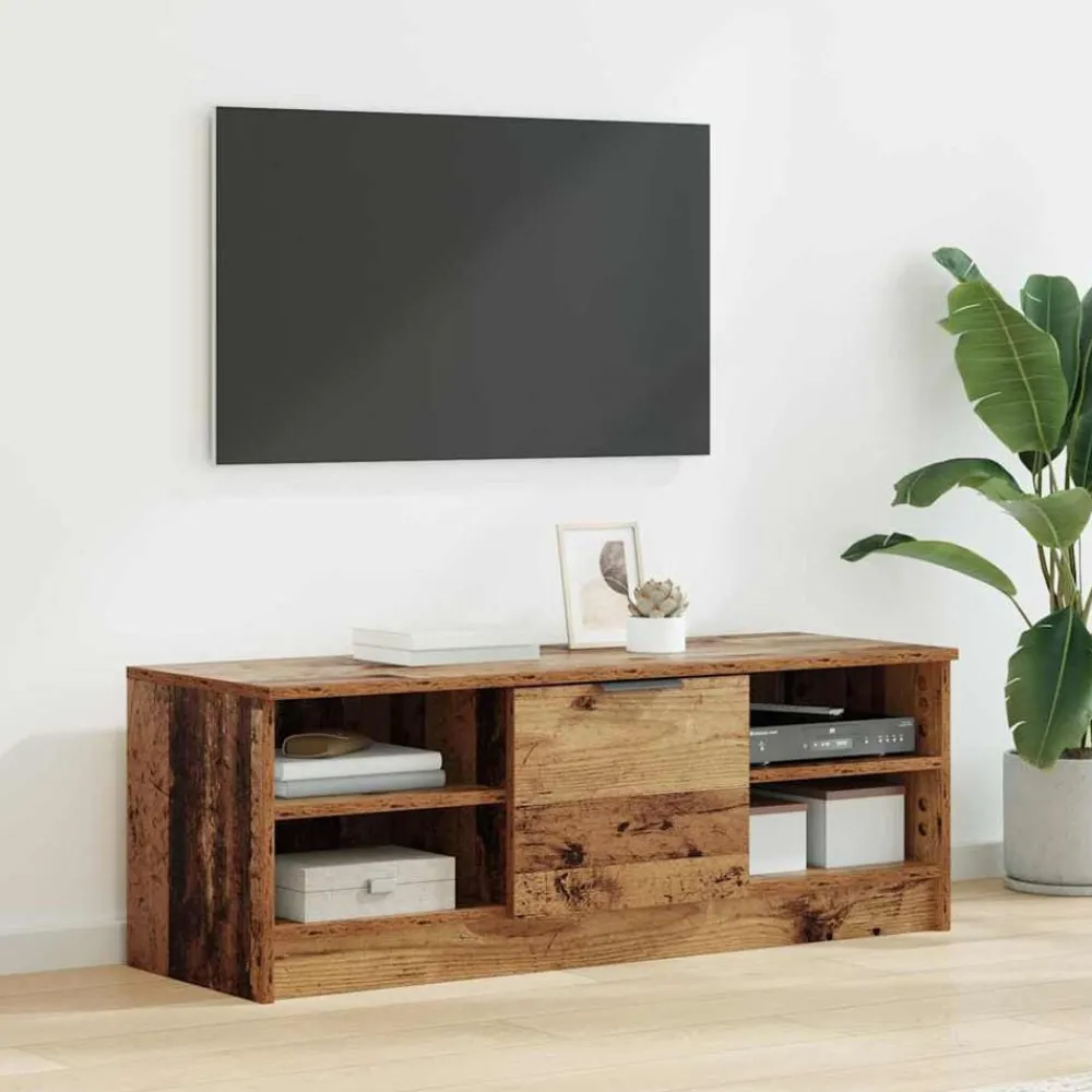Tv-Meubels*vidaXL TV-kast 102 x 35 x 36,5 cm Bewerkt hout Oud hout