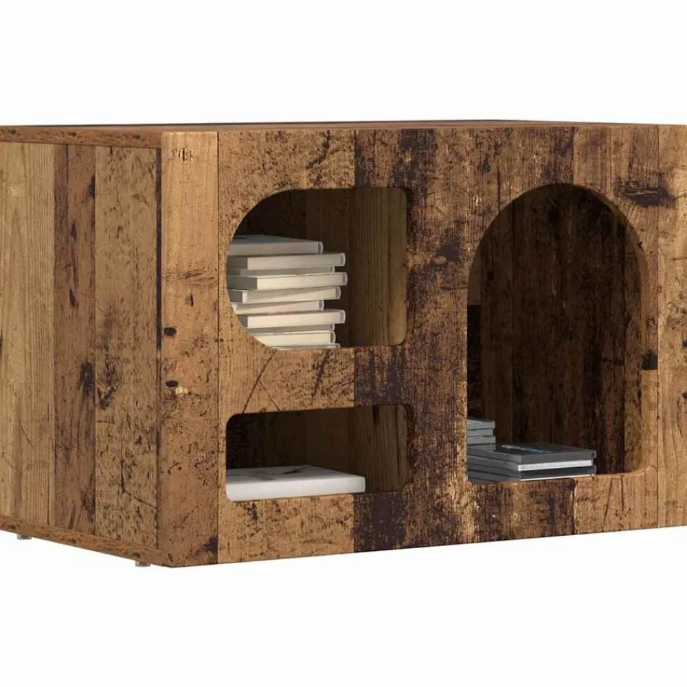 TV-kast Oudhout 60 x 35 x 40 cm Bewerkt hout>vidaXL New
