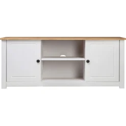 Tv-kast Panama Range 120x40x50 cm massief grenenhout>vidaXL Discount