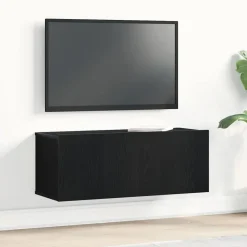 TV-kast Wandgemonteerd 80 x 30 x 30 cm Bewerkt hout>vidaXL Best
