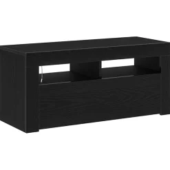 Tv-Meubels*vidaXL TV-kast 90 x 35 x 40 cm Bewerkt hout Zwart eiken