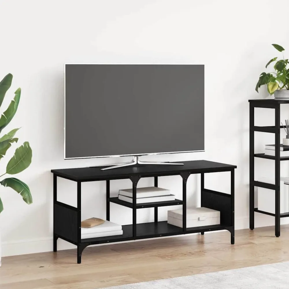TV-kast 100 x 35 x 45 cm Gemonteerd hout en ijzer>vidaXL Best