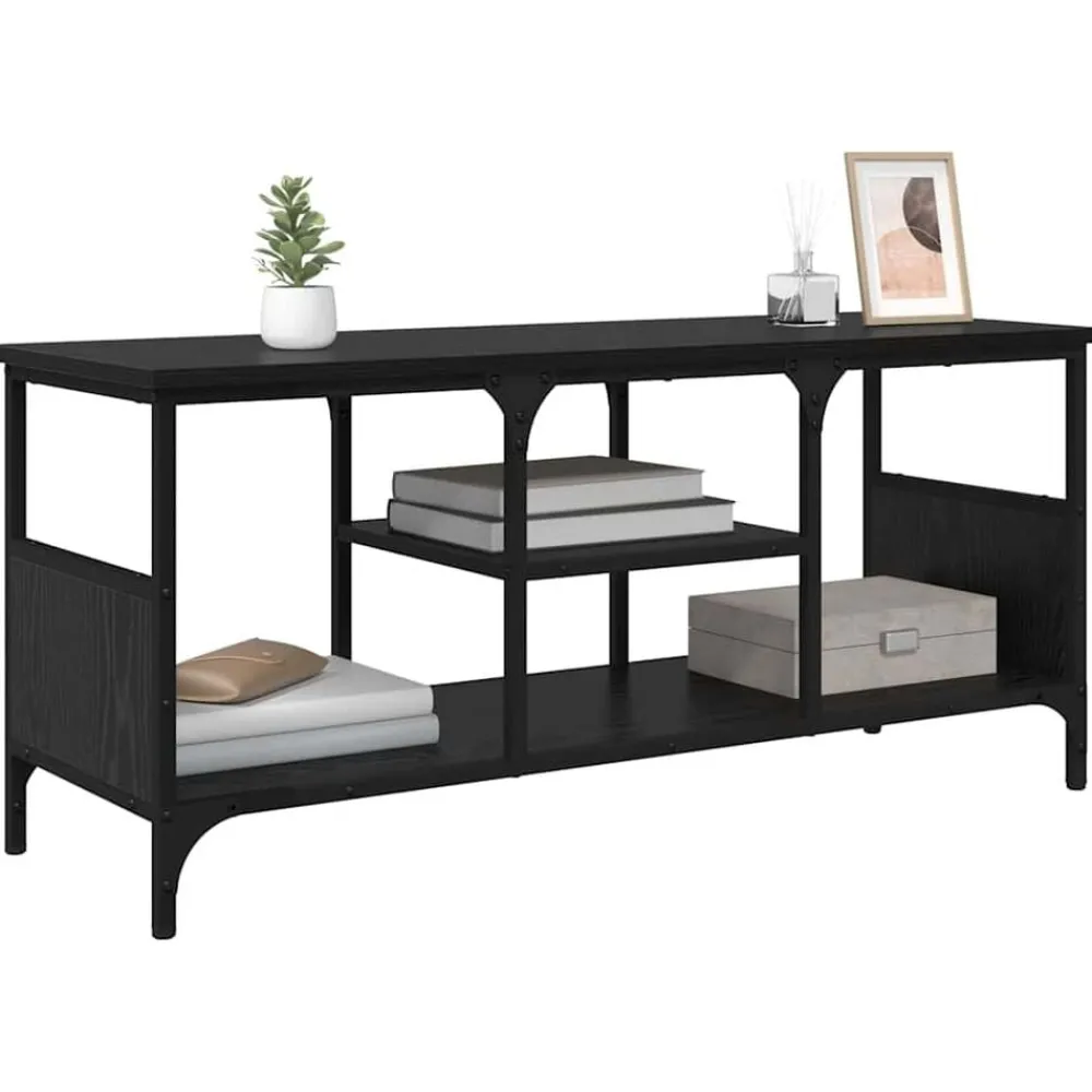 TV-kast 100 x 35 x 45 cm Gemonteerd hout en ijzer>vidaXL Best