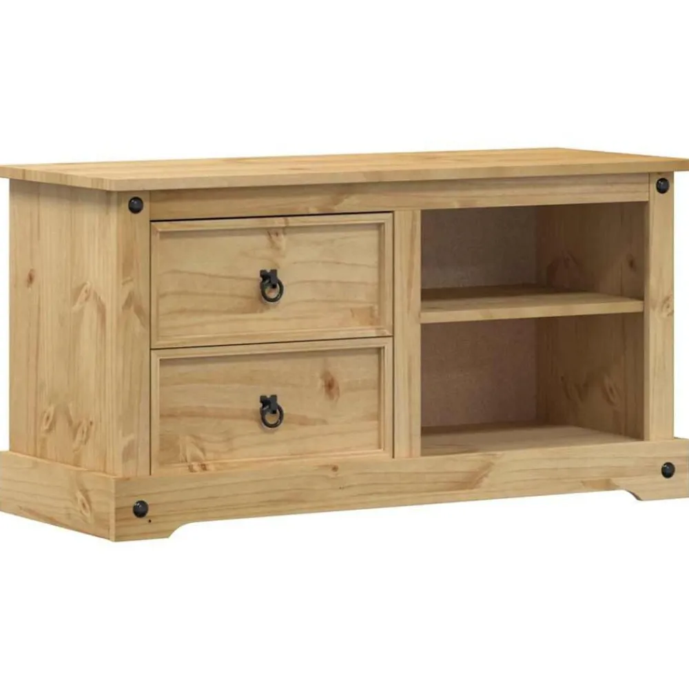 Tv-Meubels*vidaXL Tv-meubel Corona 100x40x52 cm massief grenenhout