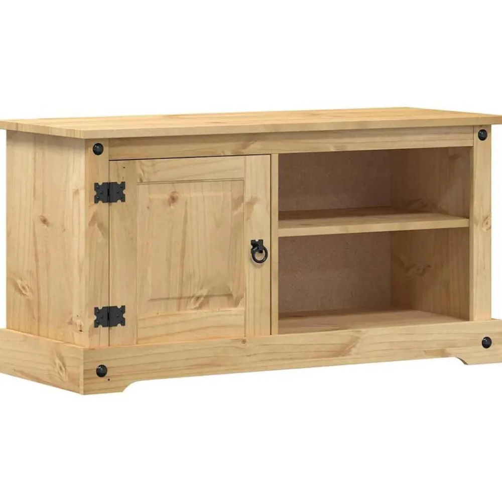 Tv-Meubels*vidaXL Tv-meubel Corona 100x40x52 cm massief grenenhout
