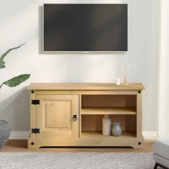 Tv-Meubels*vidaXL Tv-meubel Corona 100x40x52 cm massief grenenhout