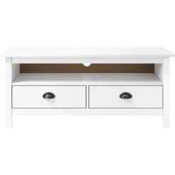 Tv-Meubels*vidaXL Tv-meubel Hill 110x40x47 cm massief grenenhout Wit