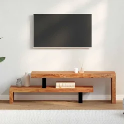 Tv-meubel massief acaciahout><noscript><img width=