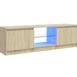 Tv-meubel met LED-verlichting 120x30x36 cm kleur>vidaXL New