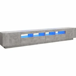 Tv-meubel met LED-verlichting 260x35x40 cm>vidaXL
