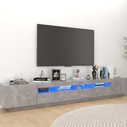 Tv-meubel met LED-verlichting 260x35x40 cm>vidaXL