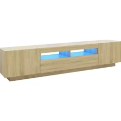 Tv-meubel met LED-verlichting 200x35x40 cm kleurig>vidaXL